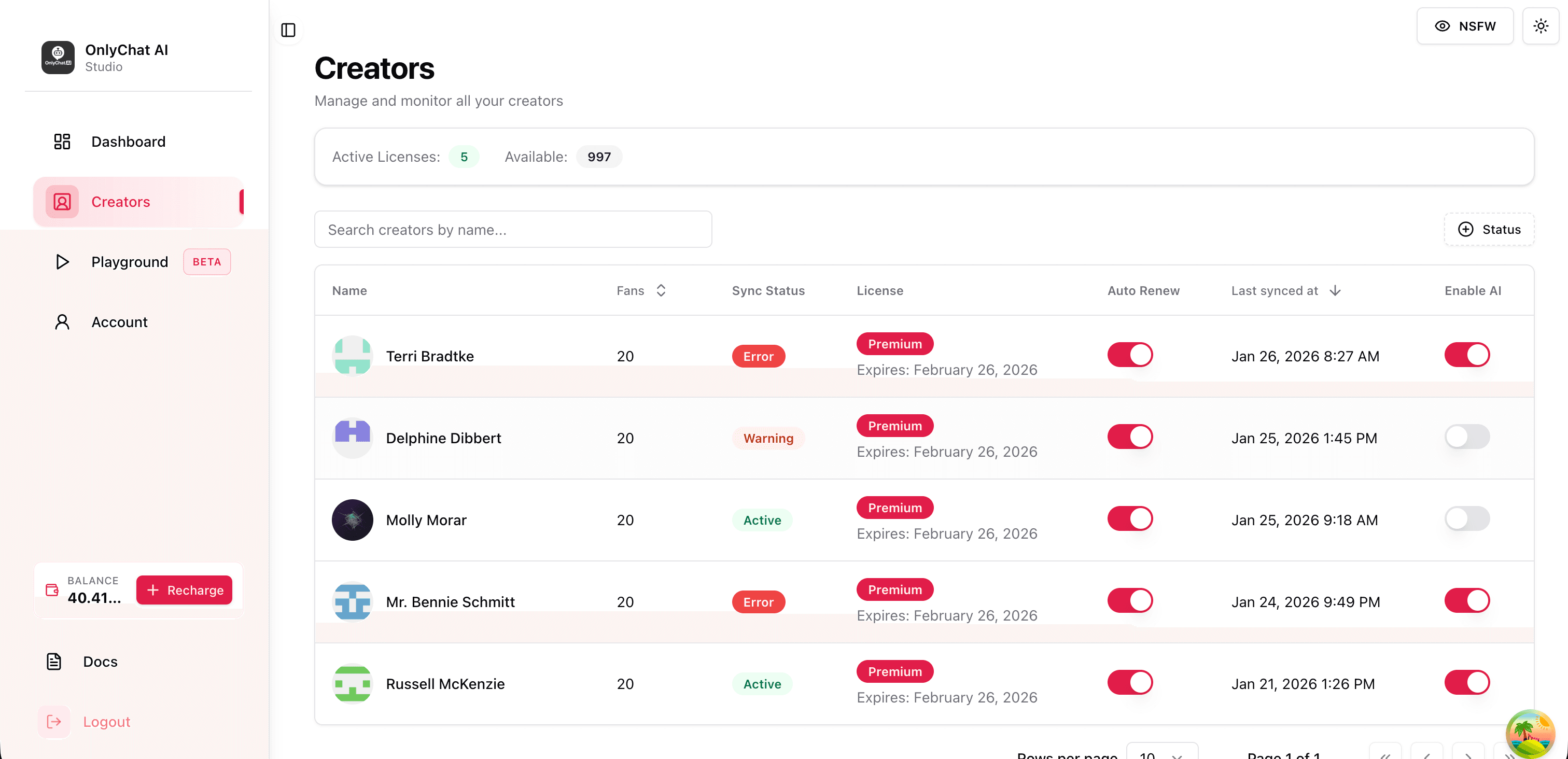 Multi-Creator Hub